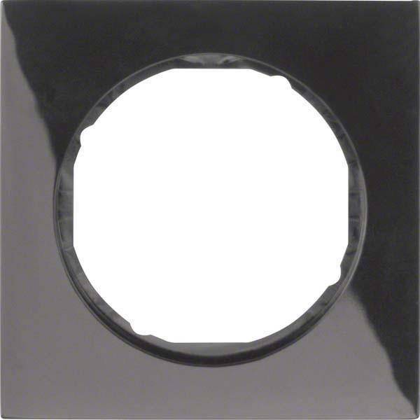 Berker Rahmen R.3 schwarz, 10112245 glänzend Install.Baumaterial Schaltermat/Geb.Steu Schalter