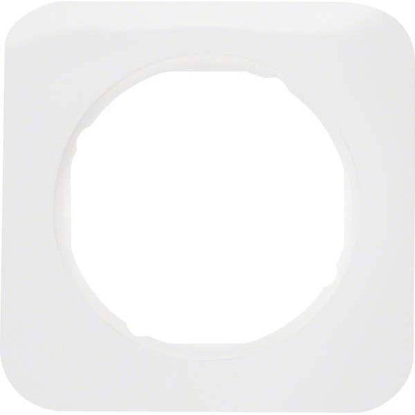 Berker Rahmen R.1 1fach 10112189 polarweiß glänzend Install.Baumaterial Schaltermat/Geb.Steu