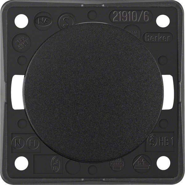 BER Wippschalter Aus/Wechsel 0936562510 Integro Flow/Pure schwarz, glänzend Install.Baumaterial