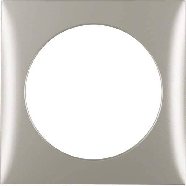 BER Rahmen 1fach Integro Flow 0918272558 chrom, matt lackiert Install.Baumaterial Schalter