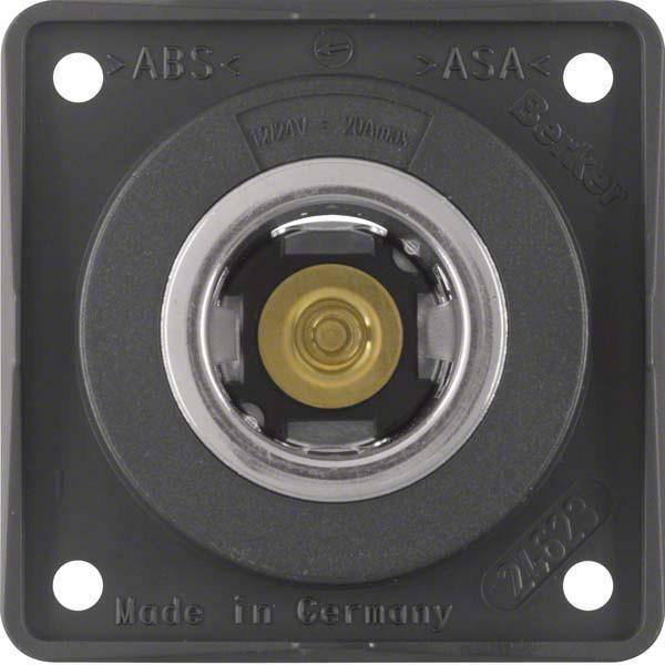 BER Power-Steckdose 12 V 0845712505 Integro Einsätze anthrazit, matt Install.Baumaterial Schalter