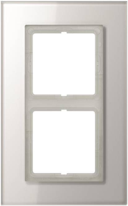 JG Rahmen 2fach LSP982GLWW weiss Install.Baumaterial Schaltermat/Geb.Steu Schalter Steckdosenm