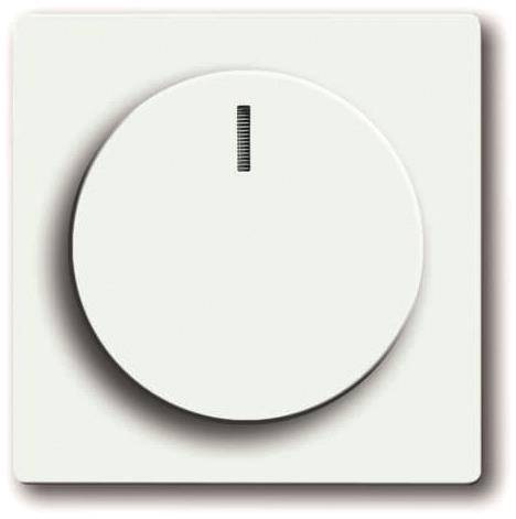 BJ future linear Dimmer- 6540-884-102 Abdeckung Drehknopf studioweiß matt Install.Baumaterial