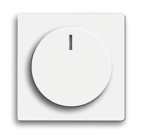 BJ Zentralscheibe für 6540-84-102 Drehdimmer davos/studioweiß Install.Baumaterial Schalter
