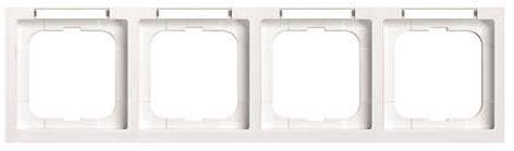 BJ future linear Rahmen 1734-184 NSK 4fach davos/studiow. waager. Schriftf Install.Baumaterial