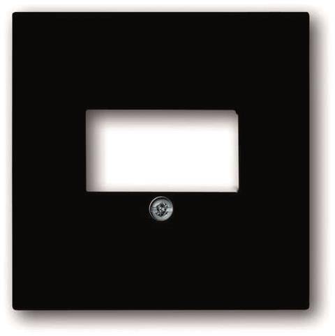 BJ future linear Abdeckung TAE 1766-885 schwarz matt Install.Baumaterial Schaltermat/Geb.Steu