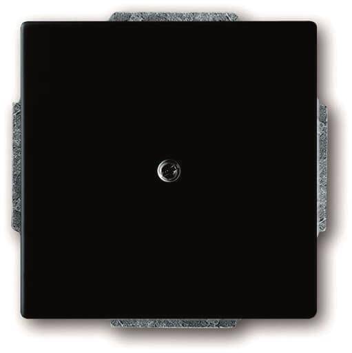 BJ future linear Blindabdeckung 1742-885 schwarz matt Install.Baumaterial Schaltermat/Geb.Steu