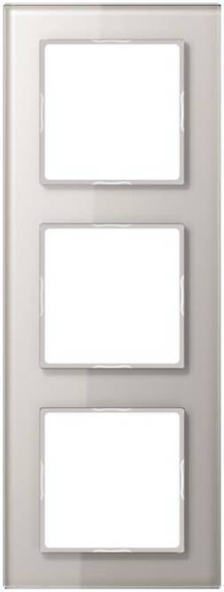 JG Rahmen 3-fach AC583GLWW alpinweiß Install.Baumaterial Schaltermat/Geb.Steu Schalter Steckdosenm