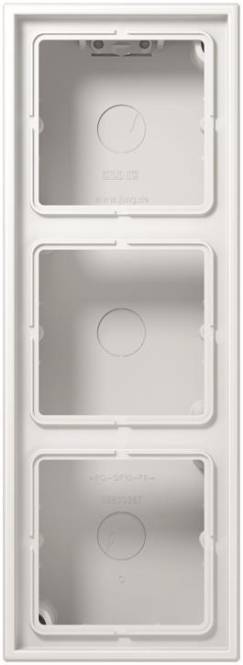 JG Ap-Kappe m.Rahmen 3-F LS583AWW alpinweiss Install.Baumaterial Schaltermat/Geb.Steu Schalter