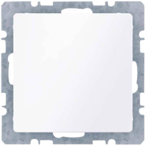 BER Blindverschluss m 6710096089 Zentralstück Berker Q1 polarweiß, samt Install.Baumaterial
