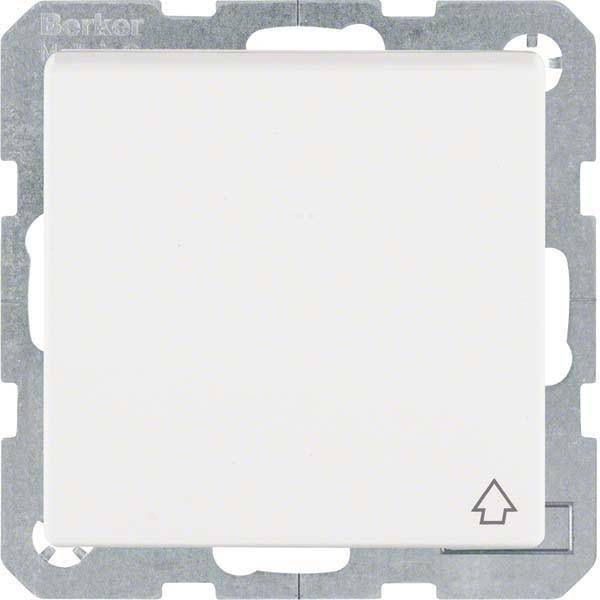 BER Q1 Schuko Kombi mit 47516069 Klappdeckel polarweiß samt Install.Baumaterial Schalter