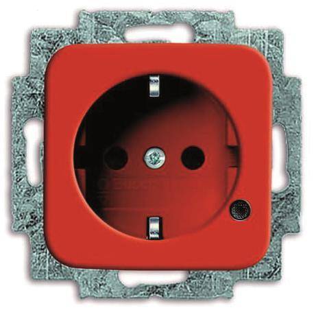 BJ Duro 2000 SI Schuko 20EUCBL-14-212 Kombi mit LED Beleuchtung orange Install.Baumaterial Schalter