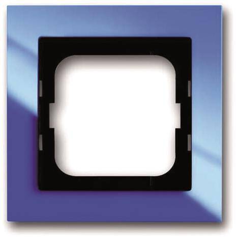 BJ Axcent Rahmen 1721-288 1fach blau Install.Baumaterial Schaltermat/Geb.Steu Schalter Steckdosenm