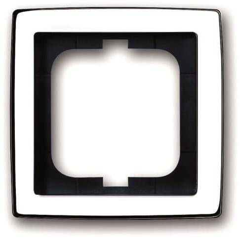 BJ solo Rahmen 1721-80G 1fach chrom glanz Install.Baumaterial Schaltermat/Geb.Steu Schalter