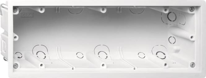 GIRA 289800 Gerätedose 3fach flach E2 Install.Baumaterial Schaltermat/Geb.Steu Schalter Steckdosenm
