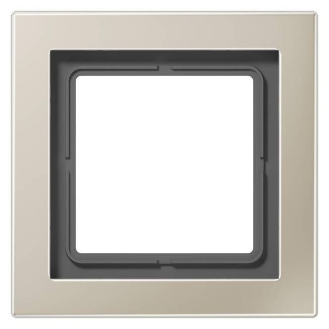 JG LS-design Rahmen 1fach ESD 2981 Edelstahl Install.Baumaterial Schaltermat/Geb.Steu Schalter