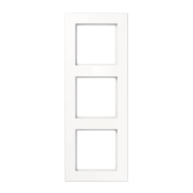 JG Rahmen 3fach AC 583 WW alpinweiss Install.Baumaterial Schaltermat/Geb.Steu Schalter Steckdosenm