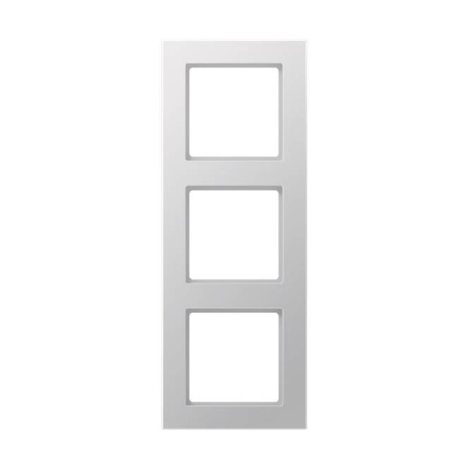 JG Rahmen 3fach AC 583 AL Aluminium Install.Baumaterial Schaltermat/Geb.Steu Schalter Steckdosenm