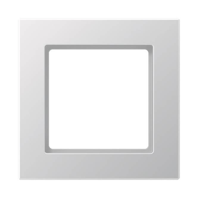 JG Rahmen 1fach AC 581 AL Aluminium Install.Baumaterial Schaltermat/Geb.Steu Schalter Steckdosenm