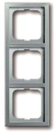 BJ pur edelstahl Rahmen 1723-866K 3fach Edelstahl Install.Baumaterial Schaltermat/Geb.Steu Schalter