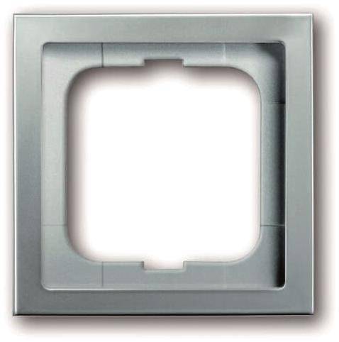 BJ pur edelstahl Rahmen 1721-866K 1fach Edelstahl Install.Baumaterial Schaltermat/Geb.Steu Schalter