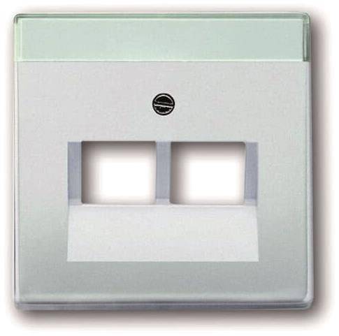 BJ pur edelstahl Abdeckung 1803-02-866 für UAE 2fach Edelstahl Install.Baumaterial Schalter