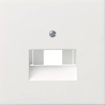 GIRA 0270112 Abdeckung UAE/IAE+Netzwerk Flächenschalter Reinweiß glänzend Install.Baumaterial