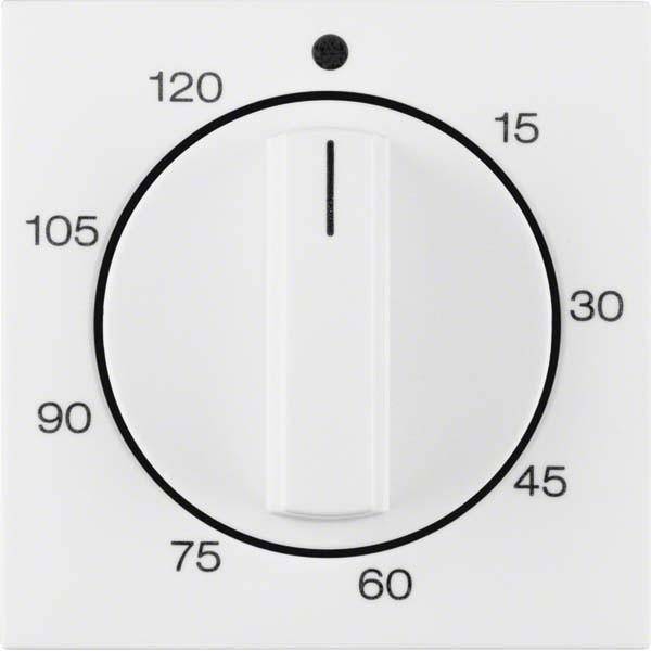 BER Zentralstück Regulierknopf 16338989 polarweiss Install.Baumaterial Schaltermat/Geb.Steu