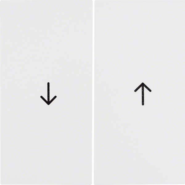 BER S1 Wippe Jalousie 16258989 polarweiss glänzend Install.Baumaterial Schaltermat/Geb.Steu