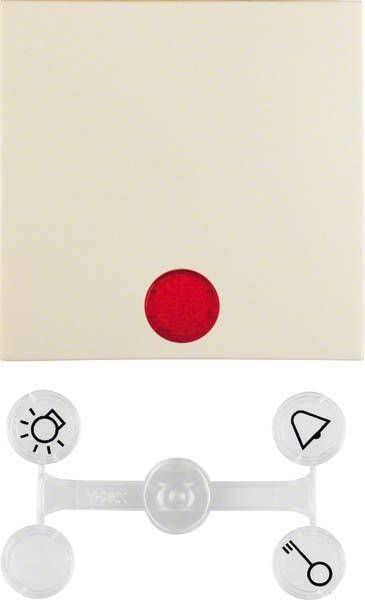 BER S1 Wippe Kontroll 16218982 weiss glänzend Install.Baumaterial Schaltermat/Geb.Steu Schalter