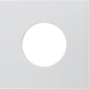 BER S1 Abdeckung für Lichtsign. 11248989 und Drucktaster polarweiss glänzend Install.Baumaterial