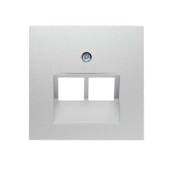 BER S1 Abdeckung für UAE/E-DAT 14098989 2fach polarweiss glänzend Install.Baumaterial Schalter