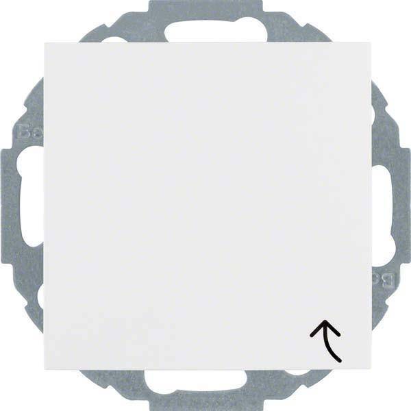BER S1 Schuko Kombi mit 47448989 Klappd. erh. Ber.-sch. / polarweiss Install.Baumaterial Schalter