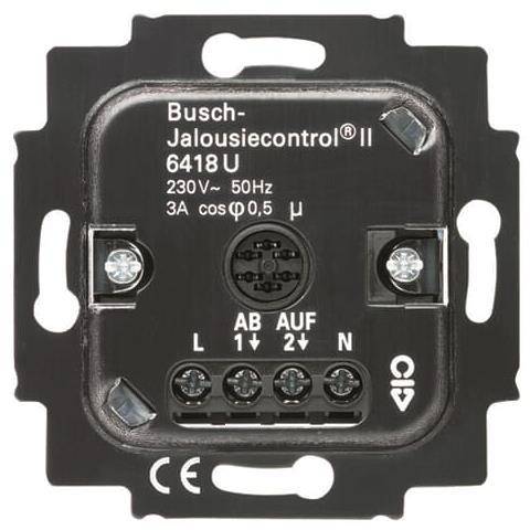 BJ UP Jalousie-Basis-Einsatz 6418U für 6430 + 6456 + 6457 Install.Baumaterial Schaltermat/Geb.Steu