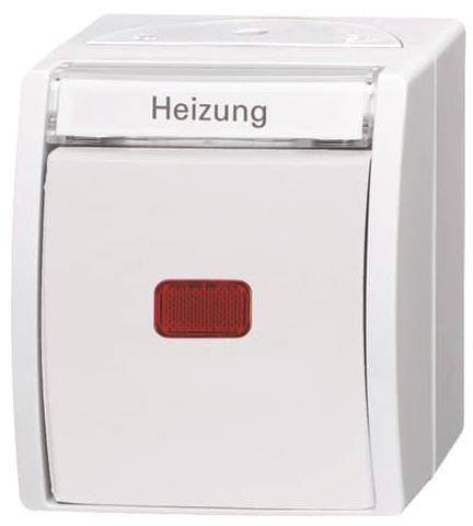 BJ APWG ocean Heizung- 2601/2SKWNH-54 Notschalter Aus 2polig alpinweiss Install.Baumaterial Schalter