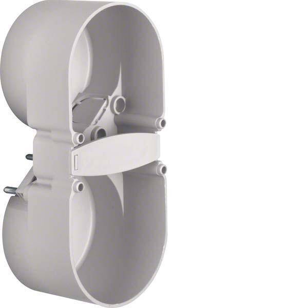 BER B.Mobil Berührungsschutzdo. 09191501 2fach mit Zugentlastung grau Install.Baumaterial Schalter