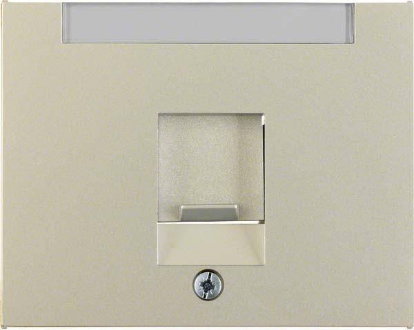 Berker Zentralstück m.Staub- 11707004 Schutzschieber u.Beschriftungsfeld K.5 Install.Baumaterial