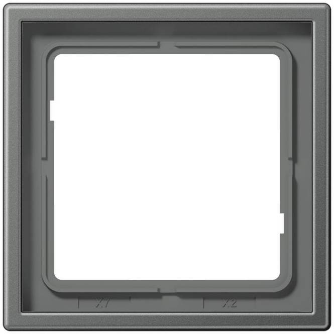 JG Rahmen 1fach AL2981AN anthrazit Install.Baumaterial Schaltermat/Geb.Steu Schalter Steckdosenm