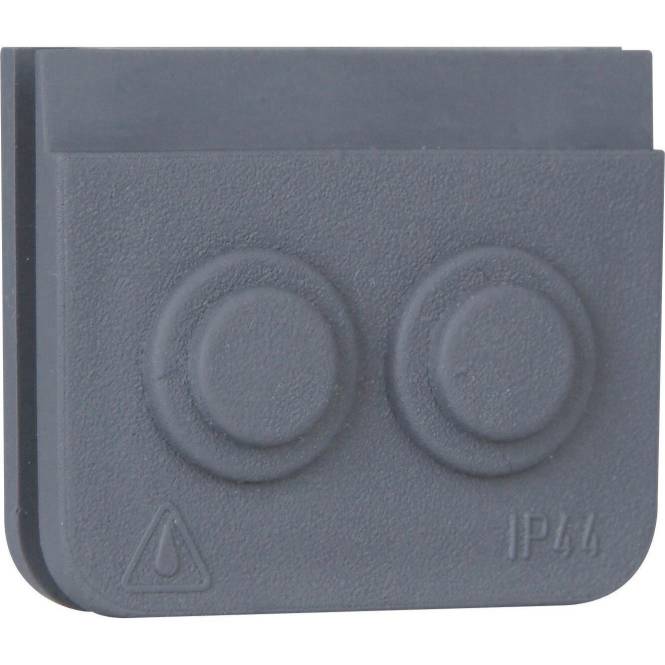KOPP APWG Kabel-28 3216.2800.4 Einführung 2fach blue Electric grau Install.Baumaterial Schalter