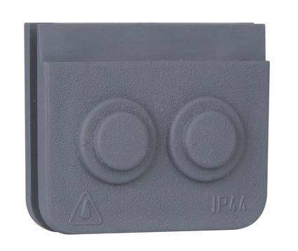 KOPP APWG Kabel-28 3216.2800.4 Einführung 2fach blue Electric grau Install.Baumaterial Schalter