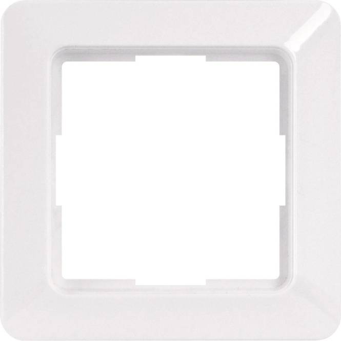 KOPP HK02 Rahmen 3056.1300.2 1fach arktis-weiss Install.Baumaterial Schaltermat/Geb.Steu Schalter