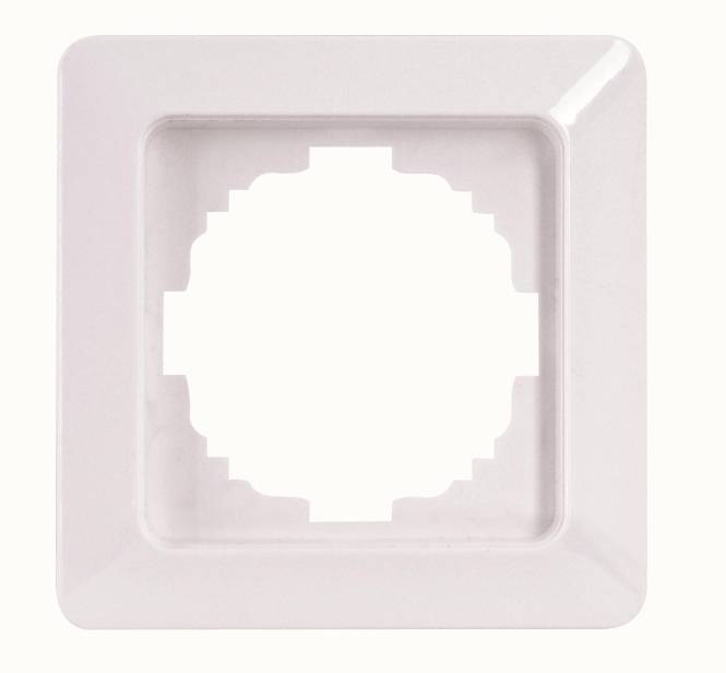 KOPP HK02 Rahmen 3056.1300.2 1fach arktis-weiss Install.Baumaterial Schaltermat/Geb.Steu Schalter