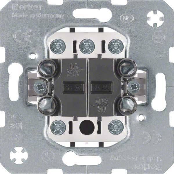 BER UP Gruppen-Wippentaster 503404 4 Schliesser Install.Baumaterial Schaltermat/Geb.Steu Schalter