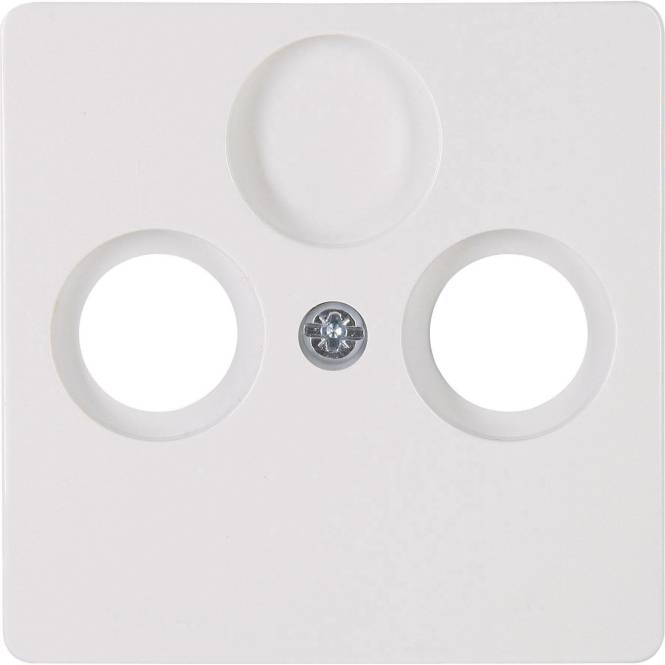 KOPP HK05 Koaxabdeckung 3349.0200.3 Tv/Radio arktis-weiss Install.Baumaterial Schaltermat/Geb.Steu