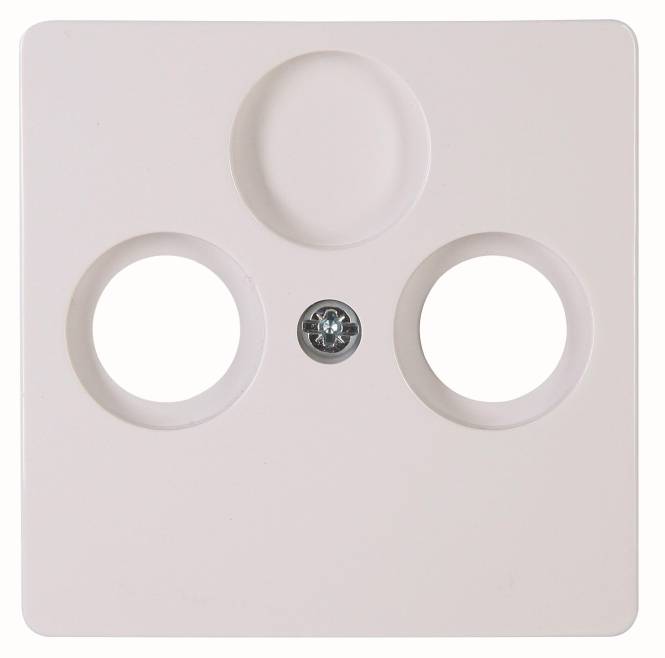 KOPP HK05 Koaxabdeckung 3349.0200.3 Tv/Radio arktis-weiss Install.Baumaterial Schaltermat/Geb.Steu