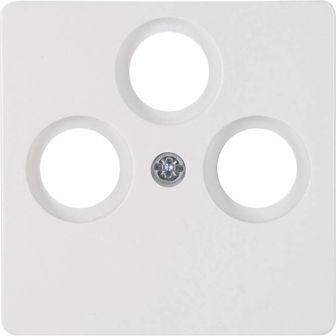 KOPP HK05 Koaxabdeckung 3350.0200.7 Tv/Radio/Sat arktis-weiss Install.Baumaterial Schalter