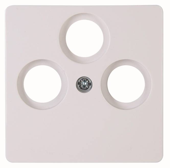 KOPP HK05 Koaxabdeckung 3350.0200.7 Tv/Radio/Sat arktis-weiss Install.Baumaterial Schalter