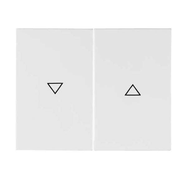 BER K1 Wippe Jalousie 14357109 polarweiss Install.Baumaterial Schaltermat/Geb.Steu Schalter