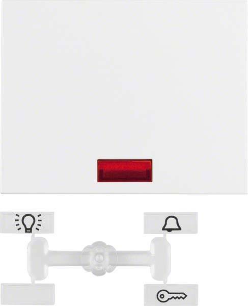 BER K1 Wippe Kontroll 14157009 polarweiss Install.Baumaterial Schaltermat/Geb.Steu Schalter