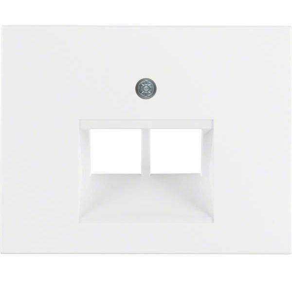 BER K1 Abdeckung für UAE/E-Dat 14097009 polarweiss Install.Baumaterial Schaltermat/Geb.Steu